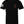 Front of Back the Red Back Hit Tee in black featuring small Thin Red Line flag graphic on the left chest and American flag on the sleeve.