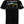 Back of Baja Classic Tee in black showcasing large graphic of an off-road truck set against a desert landscape with mountains, sunset, and American flag.