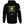 Back view of Allegiance Bolt Hoodie with skull, lightning bolts, rifles, and U.S. flag graphic