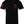 Front of Bucked Graphic Tee in black featuring small Allegiance chest logo and American flag sleeve print.