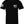 Front of Camo Line Back Hit Tee in black with small digital camo stripe and flag on sleeve