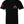 Front view of Allegiance Don’t Run Back Hit Tee in black with small chest logo - Allegiance Clothing 