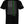Back of Black Allegiance Back the Green Tee showing large distressed American flag with a green line and Allegiance script.