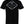 Back of Hex Camo Tee in Black featuring large hex camo graphic with 