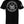 Large patriotic eagle seal with rifles and the words 'In God We Trust Allegiance' printed on the back of a black tee