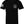 Black t-shirt with small chest print reading 'In God We Trust Allegiance' and American flag on right sleeve