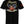 Back of Loyalty Tee in black showcasing large bald eagle graphic holding crossed American flags with Allegiance script and 