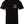 Front of Loyalty Tee in black featuring small patriotic bald eagle chest graphic with crossed American flags and 
