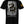 Back of Rattler Tee in black showcasing large rattlesnake wrapped around a rifle over a distressed American flag.