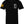 Front of Rattler Tee in black featuring small coiled rattlesnake and rifle chest graphic with American flag sleeve print.