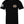 Front of Snake Bite Tee in black featuring small 