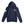 Vibe Youth Hoodie front view — navy kids hoodie with palm tree and American flag graphic by Allegiance Clothing