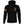Front view of the black Allegiance Western Hoodie with small chest boot and snake design
