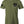 Front of Last Out Premium Tee in OD Green with small chest graphic and American flag sleeve print