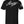 Back of Classic Premium Tee in Black featuring large Classic logo graphic