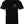 Front of Defender Tee in black with small chest graphic and American flag printed on the sleeve