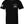 Front of Don't Tread Back Hit Tee in black with small chest graphic and American flag sleeve print