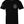 Front of Serpent Tee in black featuring small serpent and skull chest graphic and American flag on the sleeve.