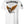 White Wheelin' Tee showcasing large flaming tire and wing burnout graphic with patriotic design.