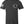 Front of Winged Premium Tee in dark charcoal with small skull and wing chest graphic and American flag on the sleeve.