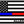 BLU/RED Line Sticker ALLEGIANCE CLOTHING